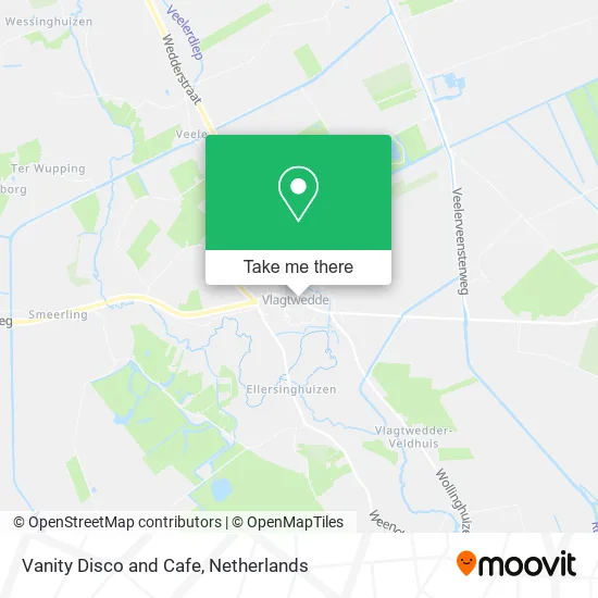 Vanity Disco and Cafe map