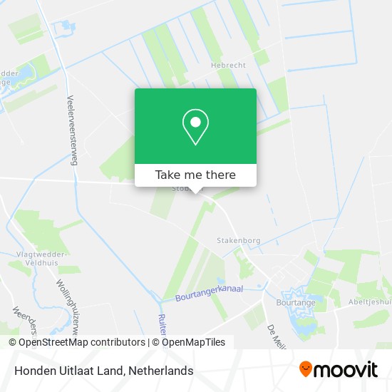 Honden Uitlaat Land Karte