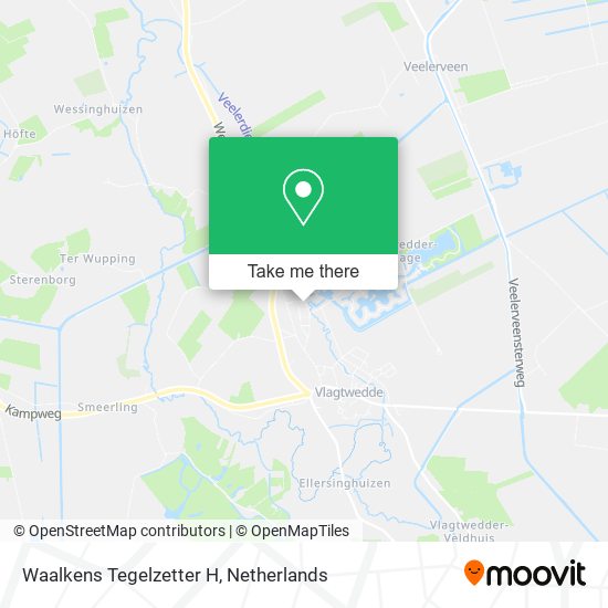 Waalkens Tegelzetter H map