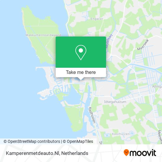 Kamperenmetdeauto.Nl map