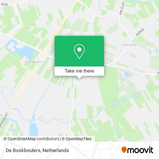 De Boskboulers map