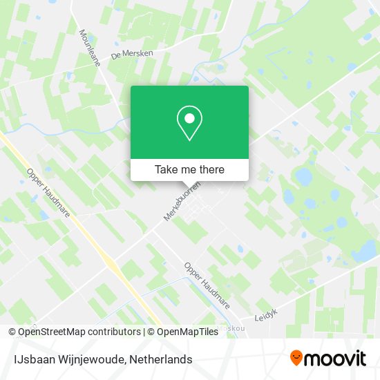 IJsbaan Wijnjewoude map