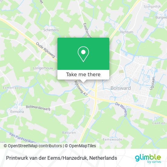 Printwurk van der Eems / Hanzedruk Karte