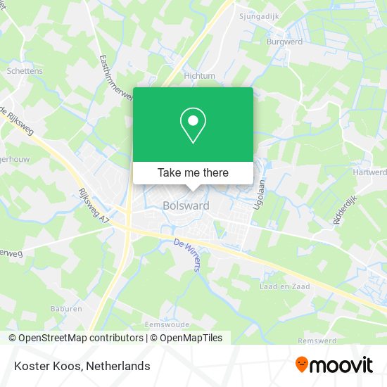 Koster Koos map