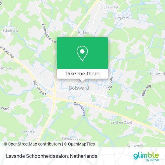 Lavande Schoonheidssalon map