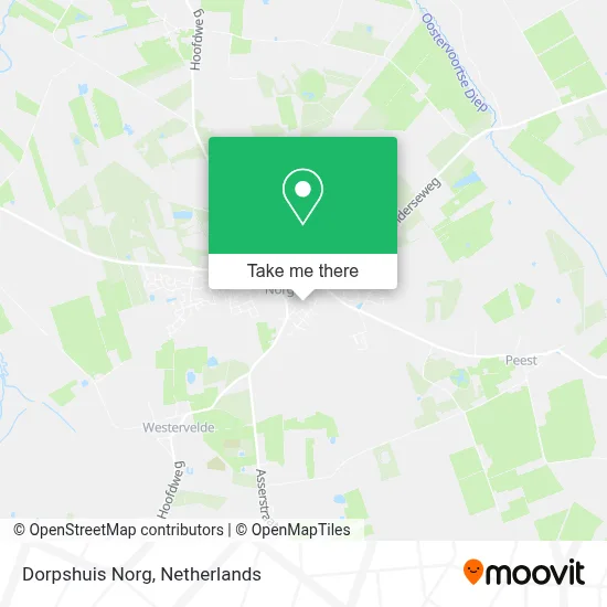 Dorpshuis Norg map