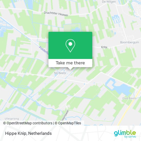 Hippe Knip map