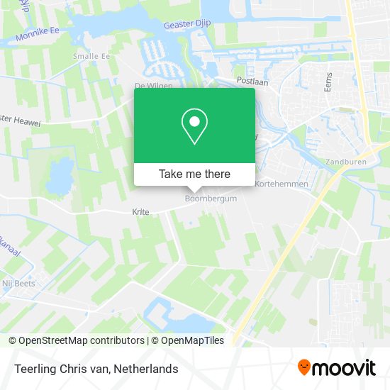 Teerling Chris van map