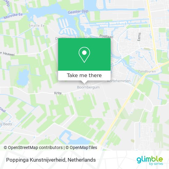 Poppinga Kunstnijverheid Karte