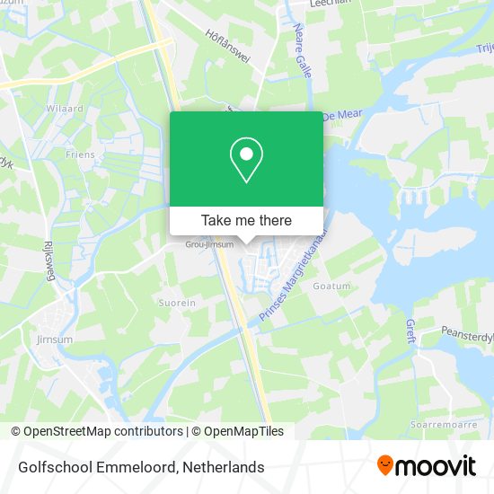 Golfschool Emmeloord map