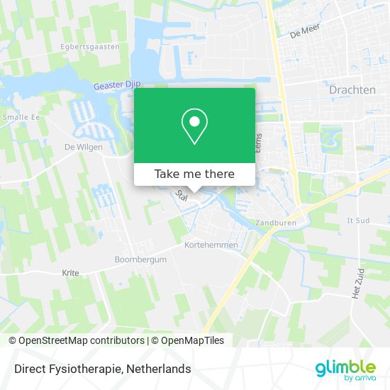 Direct Fysiotherapie map