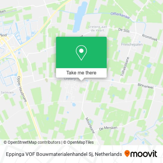 Eppinga VOF Bouwmaterialenhandel Sj map