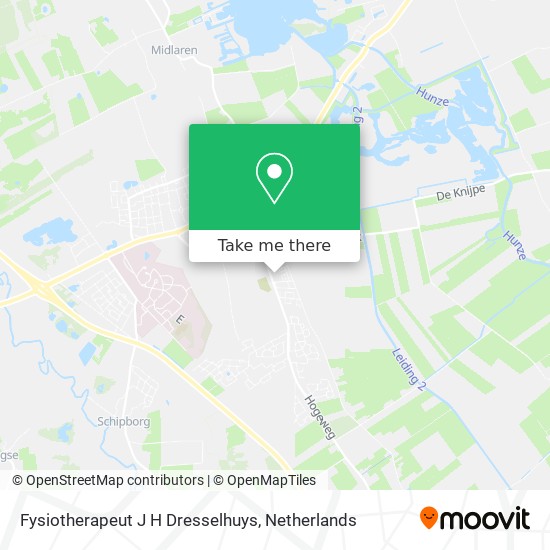 Fysiotherapeut J H Dresselhuys map