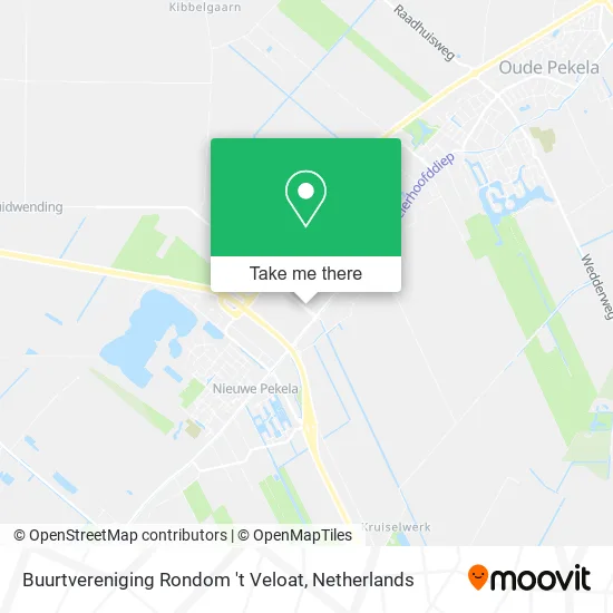 Buurtvereniging Rondom 't Veloat map