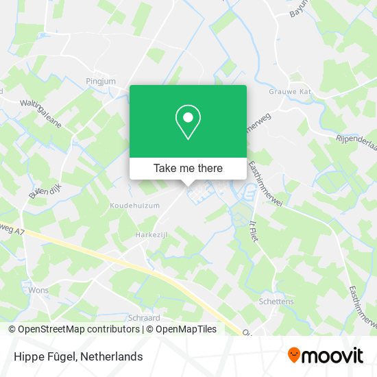 Hippe Fûgel map