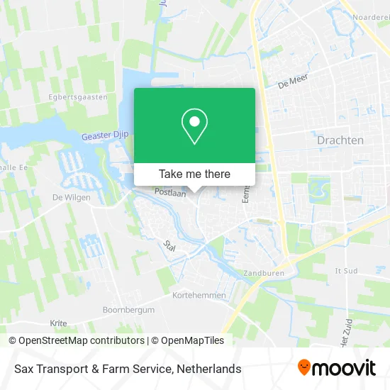 Sax Transport & Farm Service map