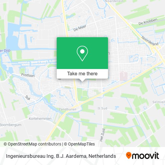 Ingenieursbureau Ing. B.J. Aardema map