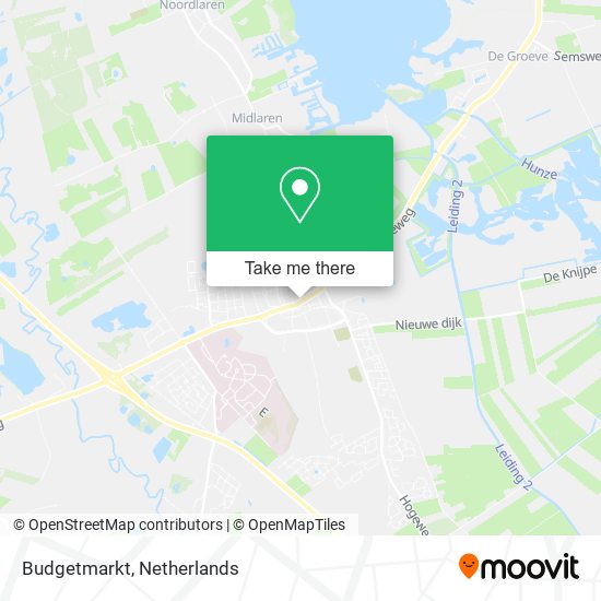 Budgetmarkt map