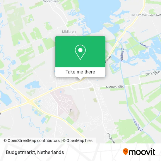 Budgetmarkt map