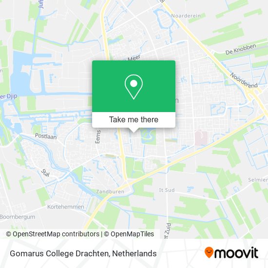 Gomarus College Drachten map