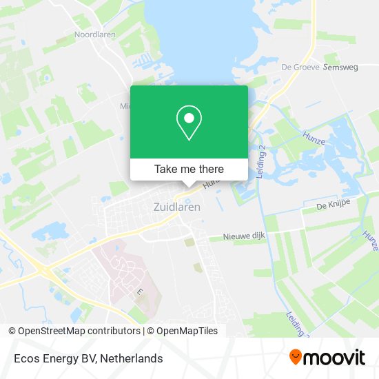 Ecos Energy BV map