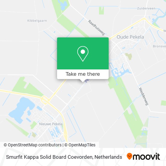 Smurfit Kappa Solid Board Coevorden map