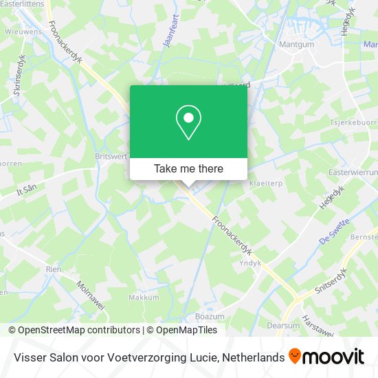 Visser Salon voor Voetverzorging Lucie map
