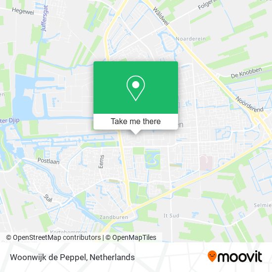 Woonwijk de Peppel map