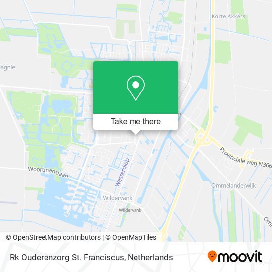Rk Ouderenzorg St. Franciscus map