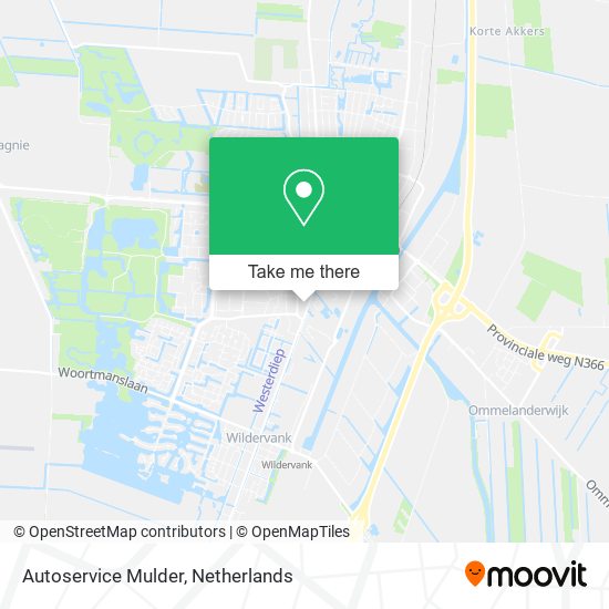 Autoservice Mulder map