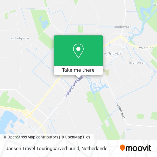 Jansen Travel Touringcarverhuur d map