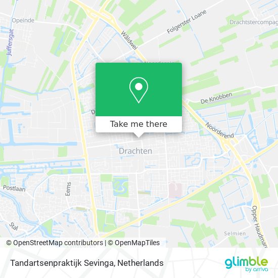 Tandartsenpraktijk Sevinga map