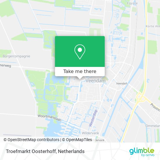 Troefmarkt Oosterhoff map