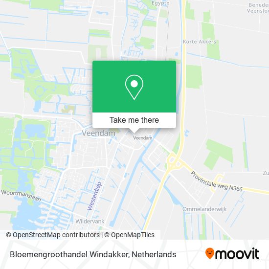 Bloemengroothandel Windakker map