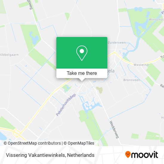 Vissering Vakantiewinkels Karte