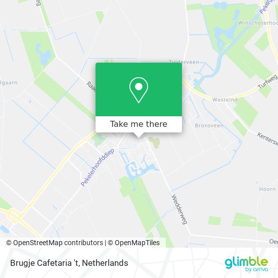 Brugje Cafetaria 't map