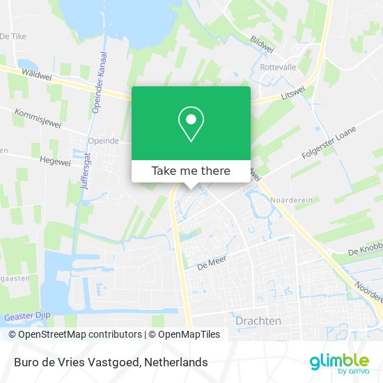 Buro de Vries Vastgoed map