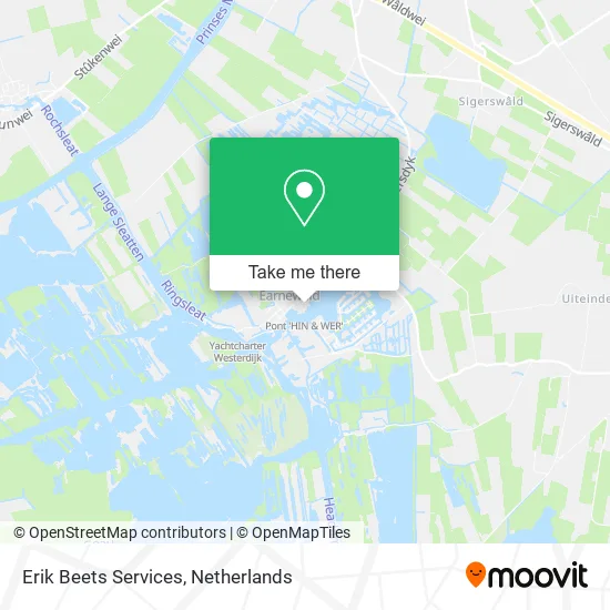 Erik Beets Services map
