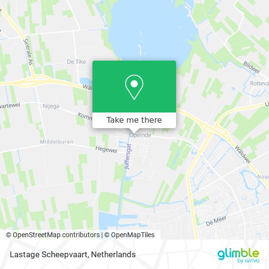 Lastage Scheepvaart map