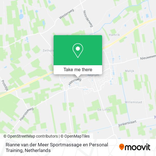 Rianne van der Meer Sportmassage en Personal Training map