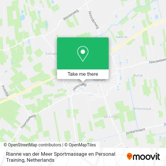 Rianne van der Meer Sportmassage en Personal Training map