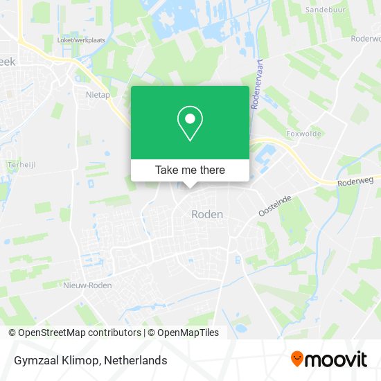 Gymzaal Klimop map