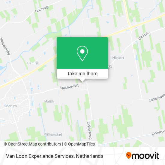 Van Loon Experience Services map