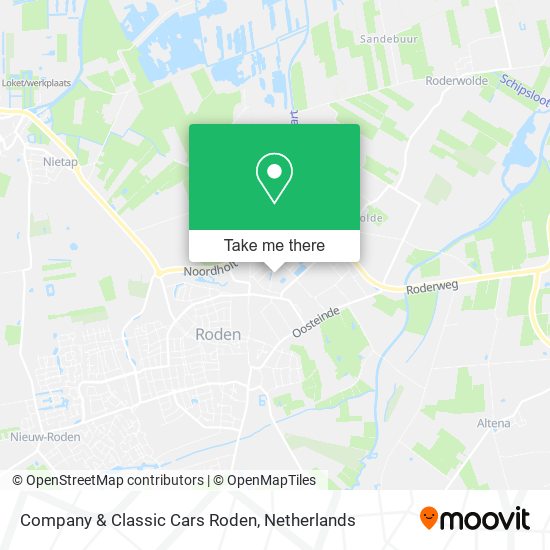 Company & Classic Cars Roden map