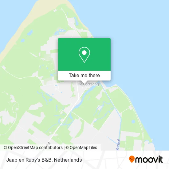 Jaap en Ruby's B&B Karte