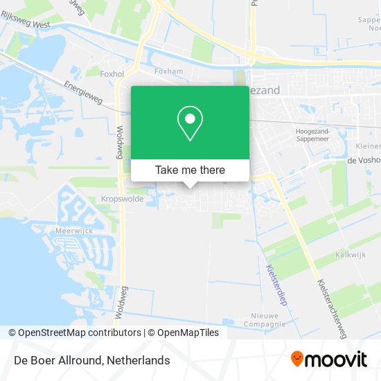 De Boer Allround map