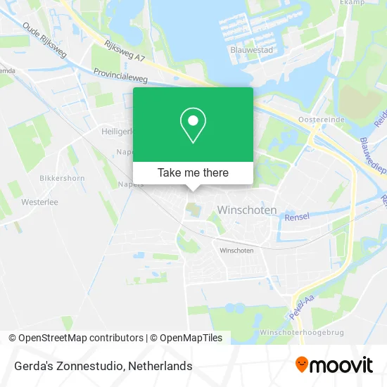 Gerda's Zonnestudio map