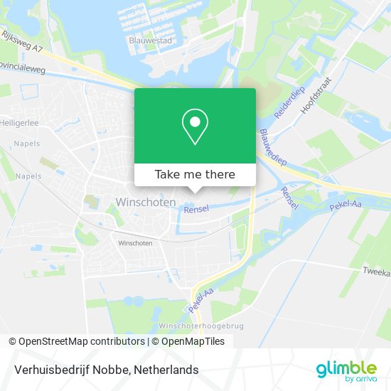 Verhuisbedrijf Nobbe map