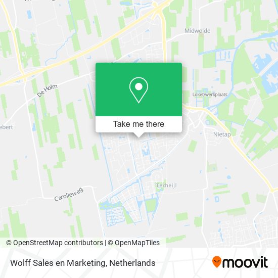 Wolff Sales en Marketing map