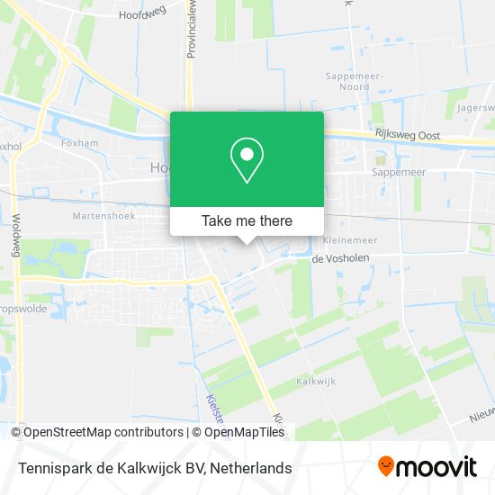 Tennispark de Kalkwijck BV map